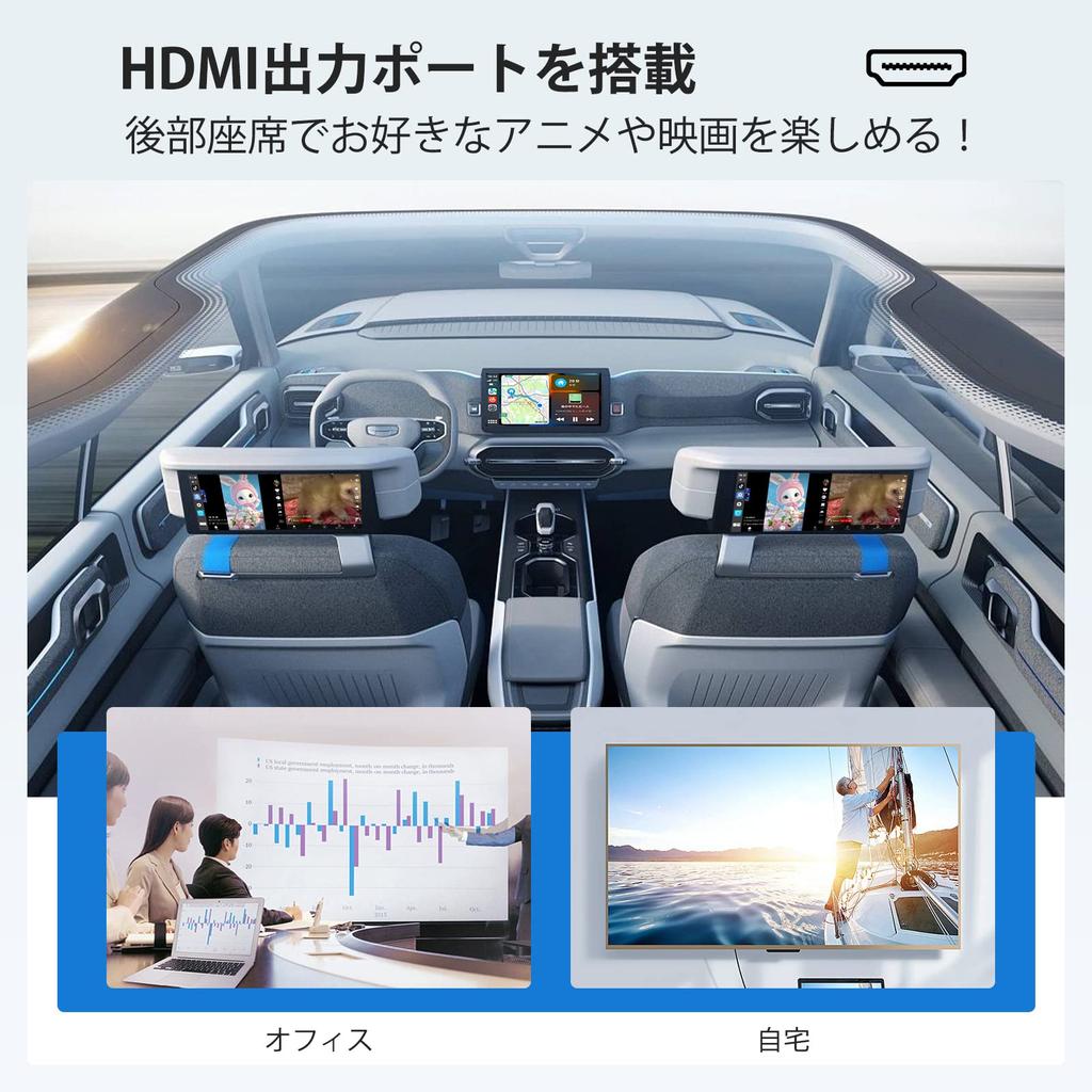 CarPlay AI Box with HDMI Android Stream and More On Your Car Navigation Converts Wired Auto Connections To Turns Navigation Into a Certified by