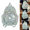 Japanese Cute Cartoon Anime Clear Backpack for Girls Large Capacity Trendy Itabag School Bag Casual Daypack Book Bag  White