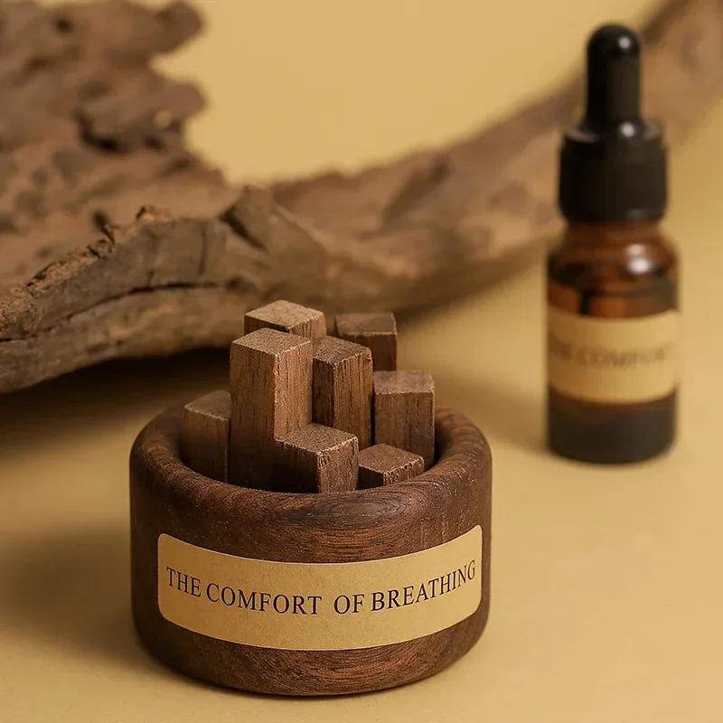 

No Perfume Wood Aroma Diffuser DIY Fragrance Living Room Bathroom Toilet Bedroom Desk Home Accessories Aromatherapy Decorations