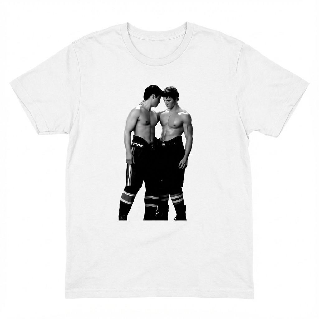 Hockey Romance Inspired Graphic T-Shirt S