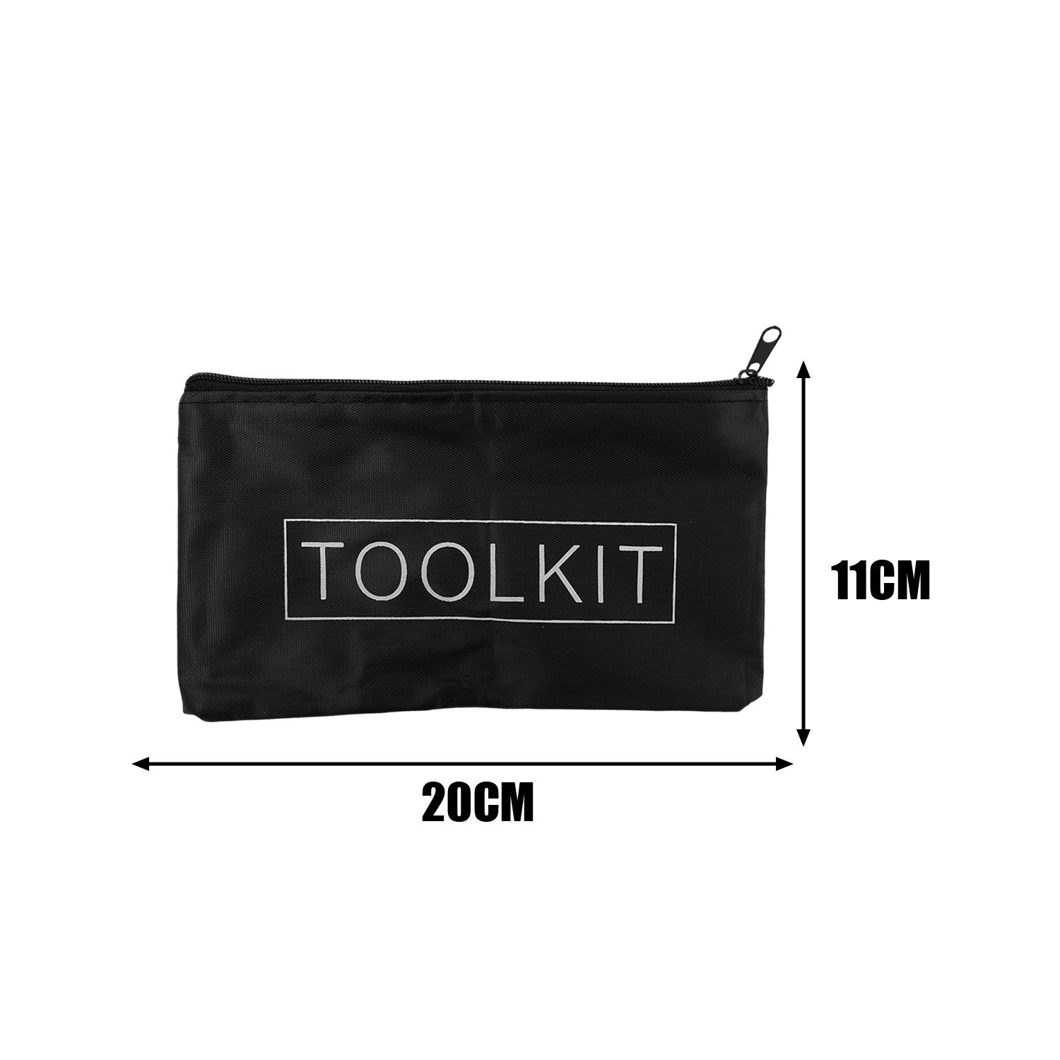 

5/1pcs Large Capacity Multi-function Tool Bags Zipper Oxford Canvas Waterproof Storage Bag Portable Hardware Toolkits Organizer 1pc