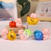 Fruit Pig Resin Craft Car Decor Cute Tabletop Figurine For Gifts And Collectors