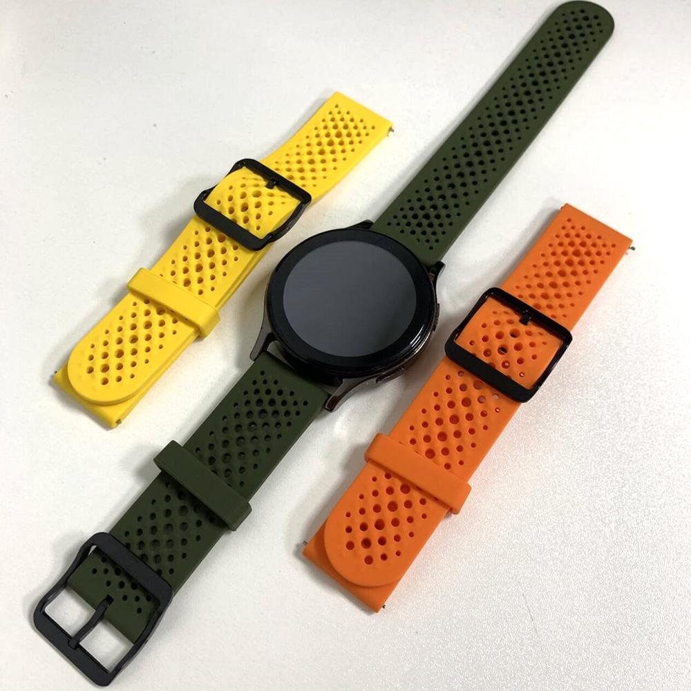 22mm Silicone Breathable Strap For SUUNTO 9 Peak DLC/PRO 9 5 PEAK RACE S OCEAN Sports Watchband SUUNTO RUN Replace Soft Bracelet