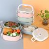 Thermal Bento Lunch Box With Stainless Steel Thermal Insulation, 1-3 Layers Of Food Containers For Kids Adult Student Children Pack Food Suitable For