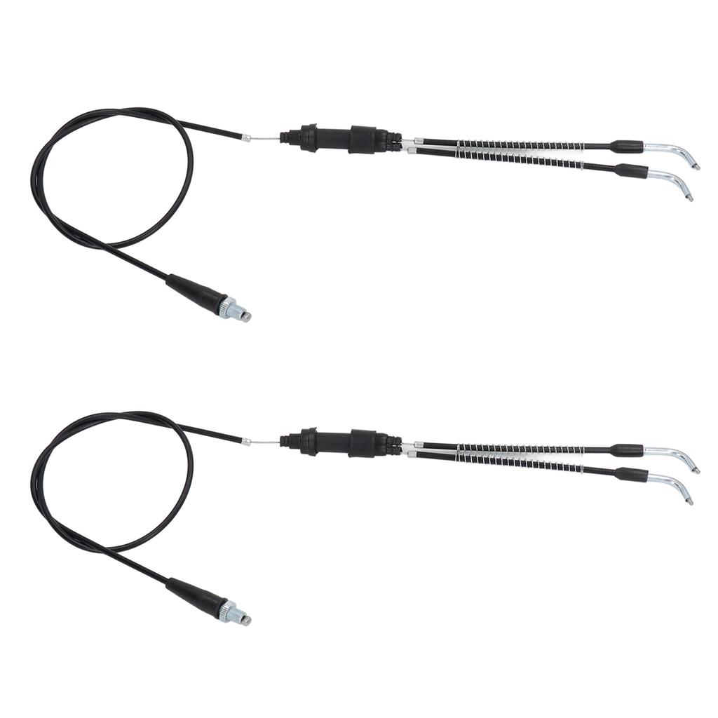 Throttle Cable Black 01 0813 Metal Pull Push Throttle Cable Replacement for Banshee 350 YFZ350 1987‑2006