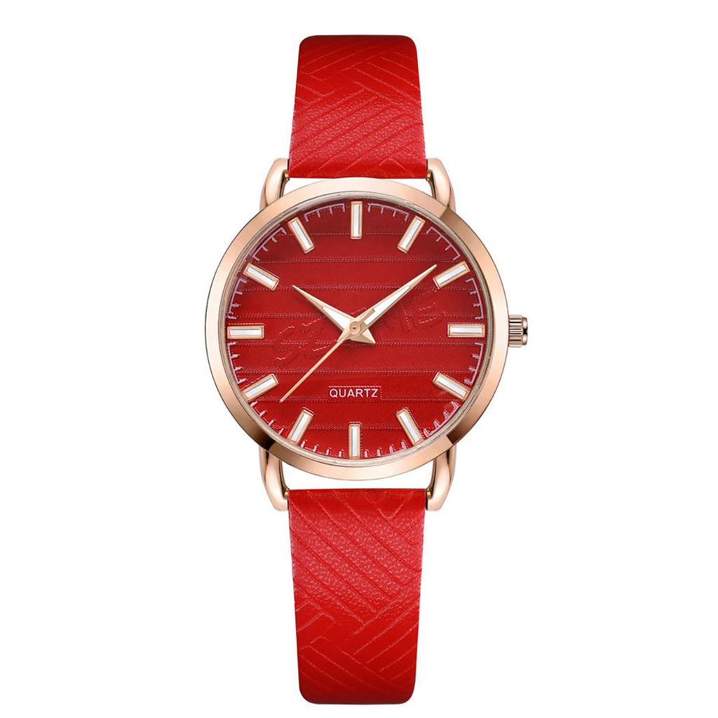 Dámské módní kožené hodinky