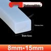 High-Temperature Resistant Transparent Silicone Rubber Sealing Strip