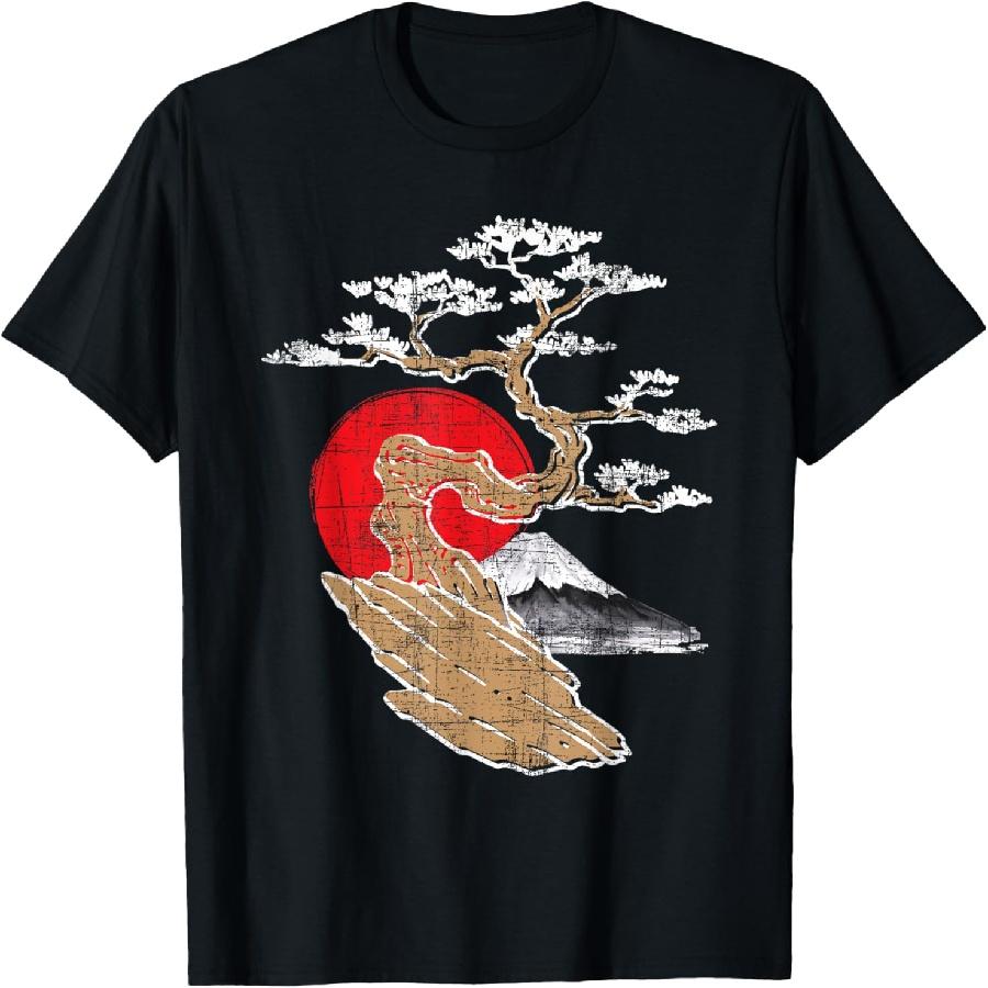 Japanese Bonsai - Gardener Tree Collector Buddhist Japanese T-Shirt S
