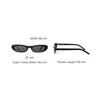 Saint Laurent Oval Plastic Fashion Frame Oval Sunglasses Unisex Sunglasses 713740-Y9901-1000