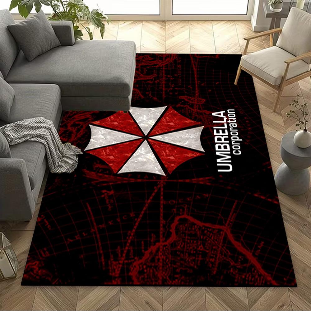 Umbrella Corporation Logo Area Rug Design for Foyer Decorate room Balcony Playrooms Antislip Carpet Decorate Offices