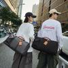 Travel Bag Large Capacity Fitness Bag Men's Business Leisure Sports Shoulder Bag Trend Business Travel Accommodation Storage Large Bag