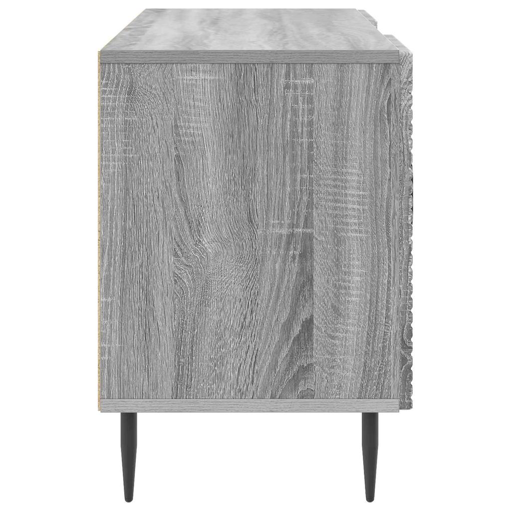 TV Stand Grey Sonoma 102 X 34.5 X 50 Cm Particleboard