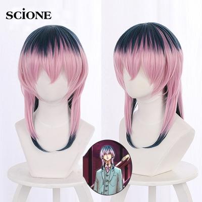 2 couleurs Anime Tokyo Revengers Rindo Haitani Cosplay perruque Tenjiku rose cheveux résistant à la chaleur synthétique cheveux perruque casquette Halloween accessoires