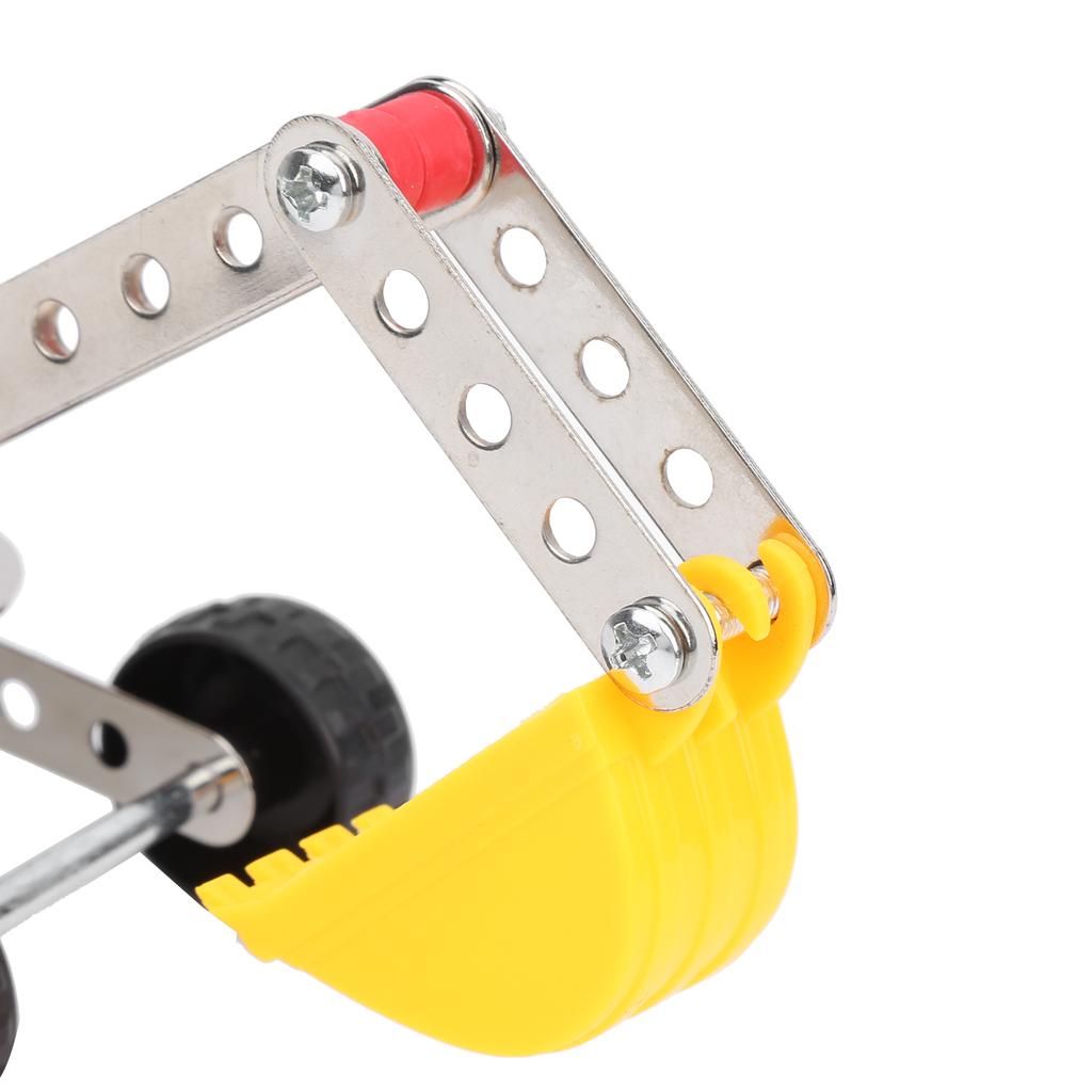 DIY Assembling Building Blocks Metal Engineering Car Children Educational Toy Model865