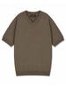 Chaenseseunoi Cool Raglan Slit V-Neck Half Knit (4 Colors)/Rsvhkm