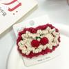 Exquisite Handmade Yarn Crochet Hair Clip - Cute, Original Design for Girls' Instagram-Ready Hair Accessories.
