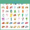 Alphabet Lore 52pcs Decorative Pvc Waterproof Reusable Stickers