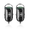 1Pcs 100W/200W Car Charger USB Type-C Fast Charging Adapter For Toyota Camry Corolla Yaris Chr Auris Avensis T25 Car Accessories