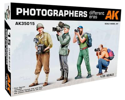 AK Interactive Kriegskameramann Set Plastikmodell AK35015 1/35