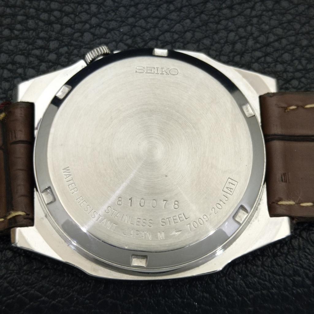 VINTAGE SEIKO 5 AUTOMATIC 7009A JAPAN MENS ORIGINAL DIAL WATCH A702381-5 R124-a702381