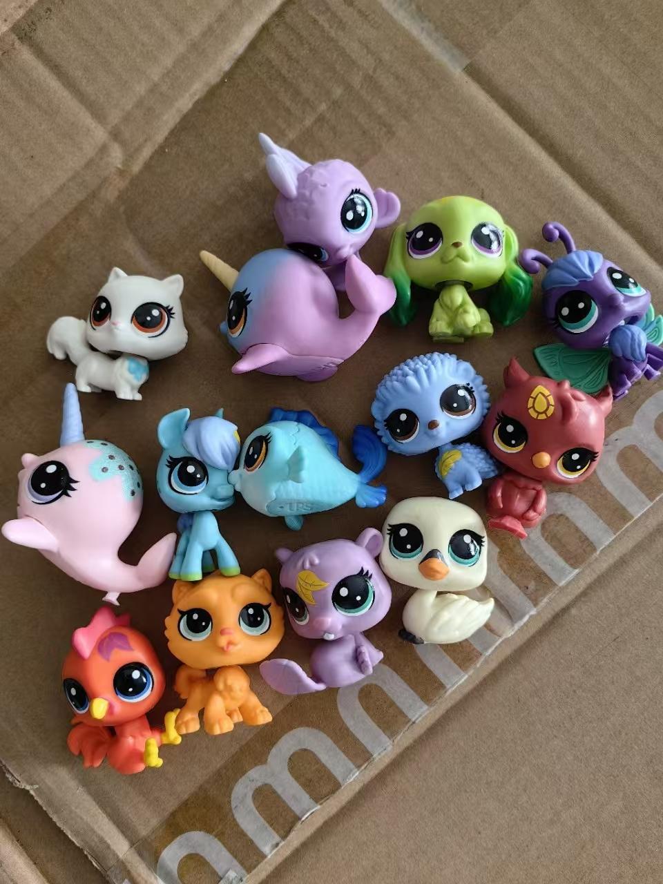 

6/12/pcs 5cm Old Pet Playthings Cat Puppy Figure Mini dolls Toy Figures Classic Small Pet Cat Dog Animal Action figures Playthings -A12098