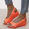 Summer Sandals Women Fish Mouth Fashion Comfort Roman Shoes Buckle Peep Toe Casual Beach Wedge Platform Female Sandals