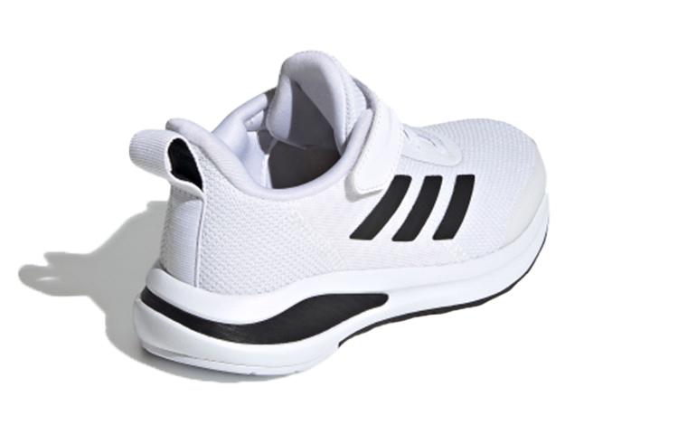 adidas Fortarun EL K Abrasion Resistant Abrasion Resistant Low Top Kids' Running Shoes White Black Kids' FW2578