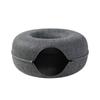 Four Seasons Pet Breathable Donut Cat Bed Zipper Closure Interactive Cat Litter Cat Training Toy Pet Supplies Accessories
