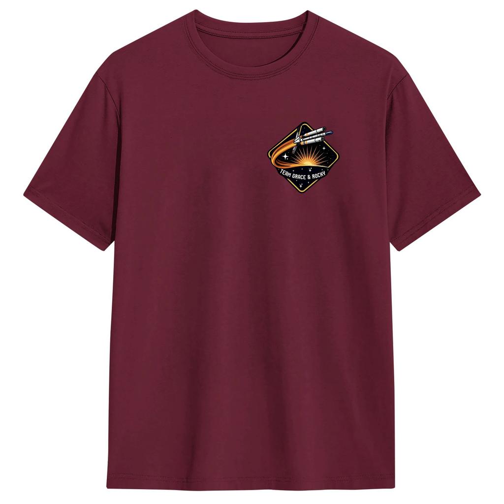 Project Hail Mary Mission Patch Ringer T Shirt Summer Funny TShirts Cotton Trending Tshirt For Unisexs Pattern Clothing
