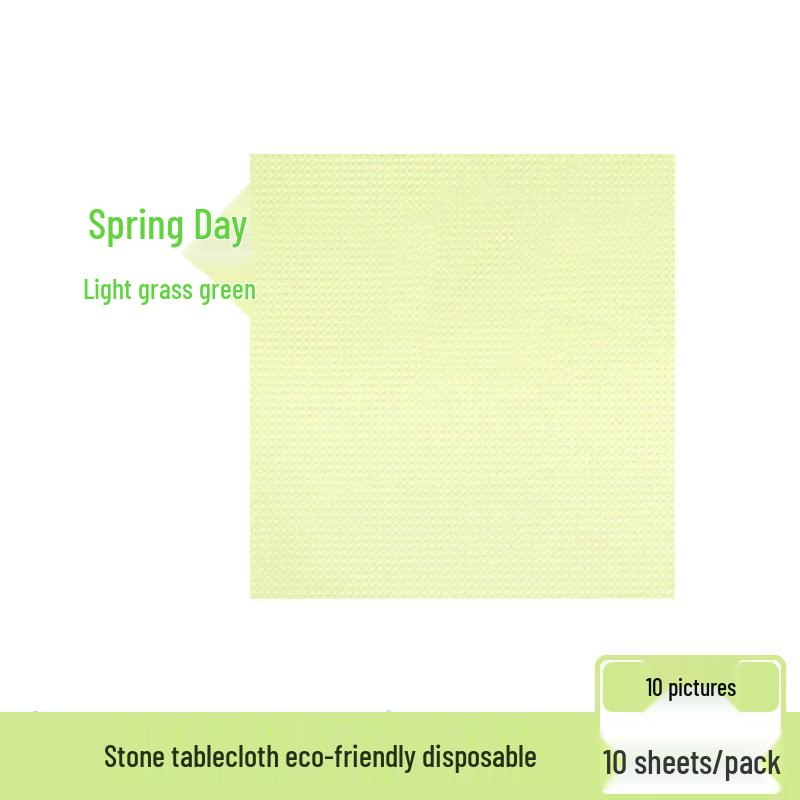 

Zhishi Disposable Plastic Stone Tablecloth