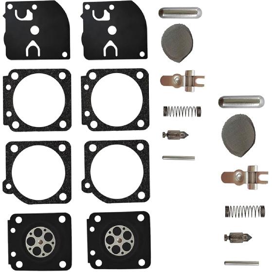 

Compatible with 2 Pack Carburetor Rebuild Kit Gasket Diaphragm RB-129 Fits for Poulan Pro PP3516 PP3516AVX PP3816 PP4218AV Engines Carb