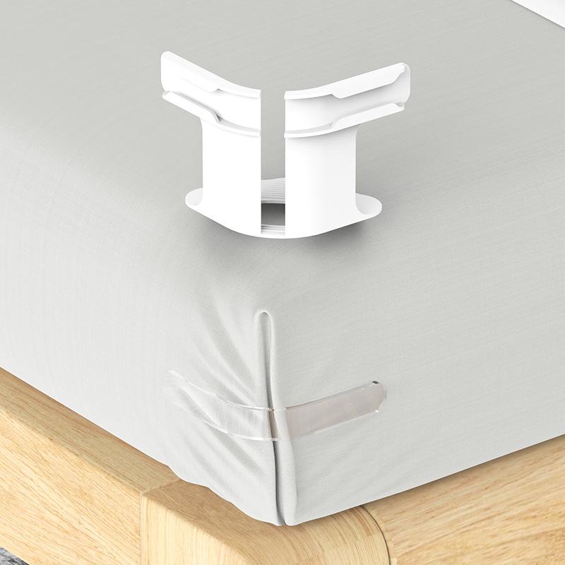 New TEMU No-Needle Bed Sheet & Duvet Cover Fixer: Multifunctional, Anti-Shift Clips for Secure Bedding