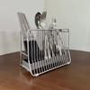 Large Capacity Stainless Steel Chopstick Bucket Moisture-proof Chopstick Draining Rack  Kitchen Use