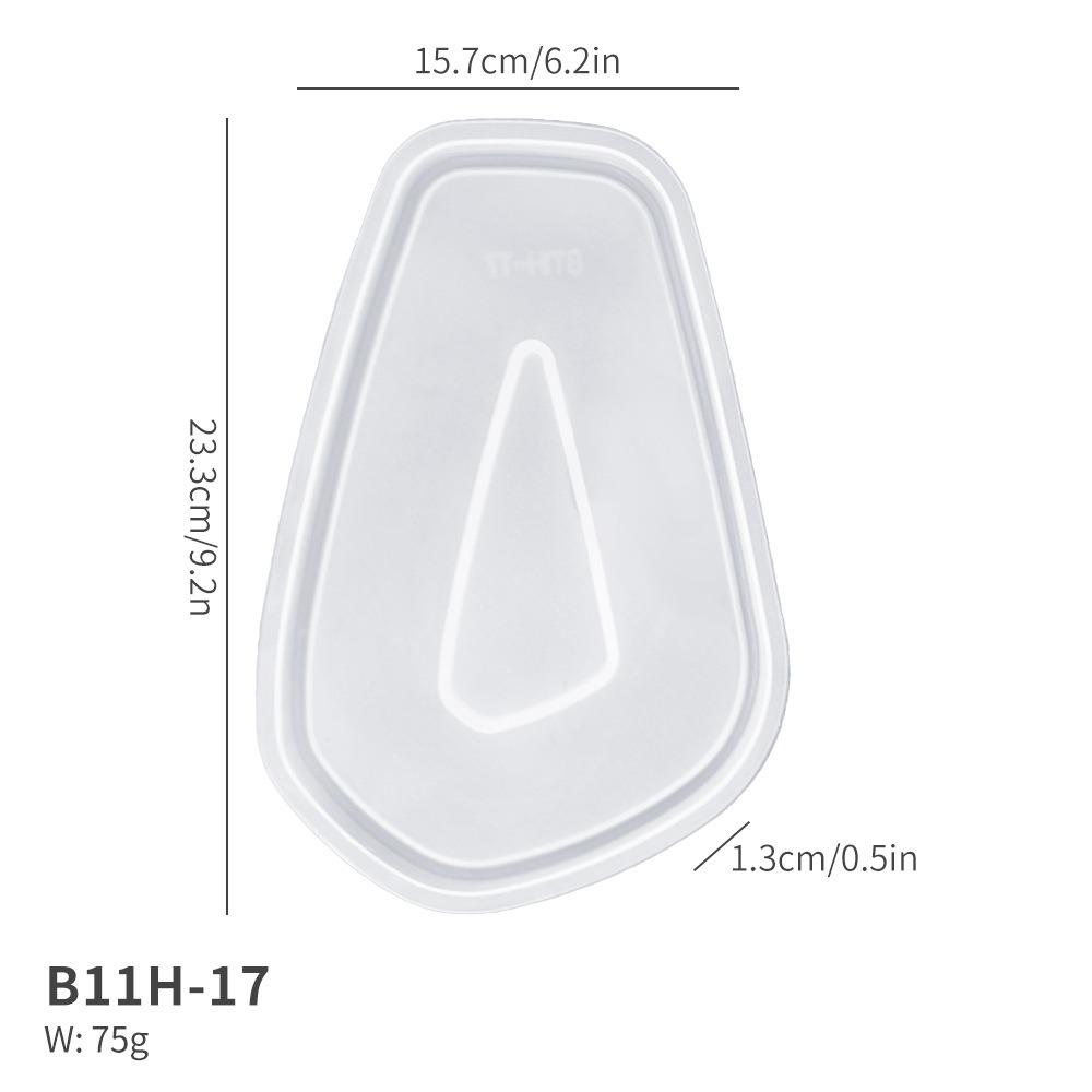 

1Pcs Irregular Tray Coaster Tray Casting Mold Gypsum Paster Pan Mold Jewelry Display Storage Plate Style 3