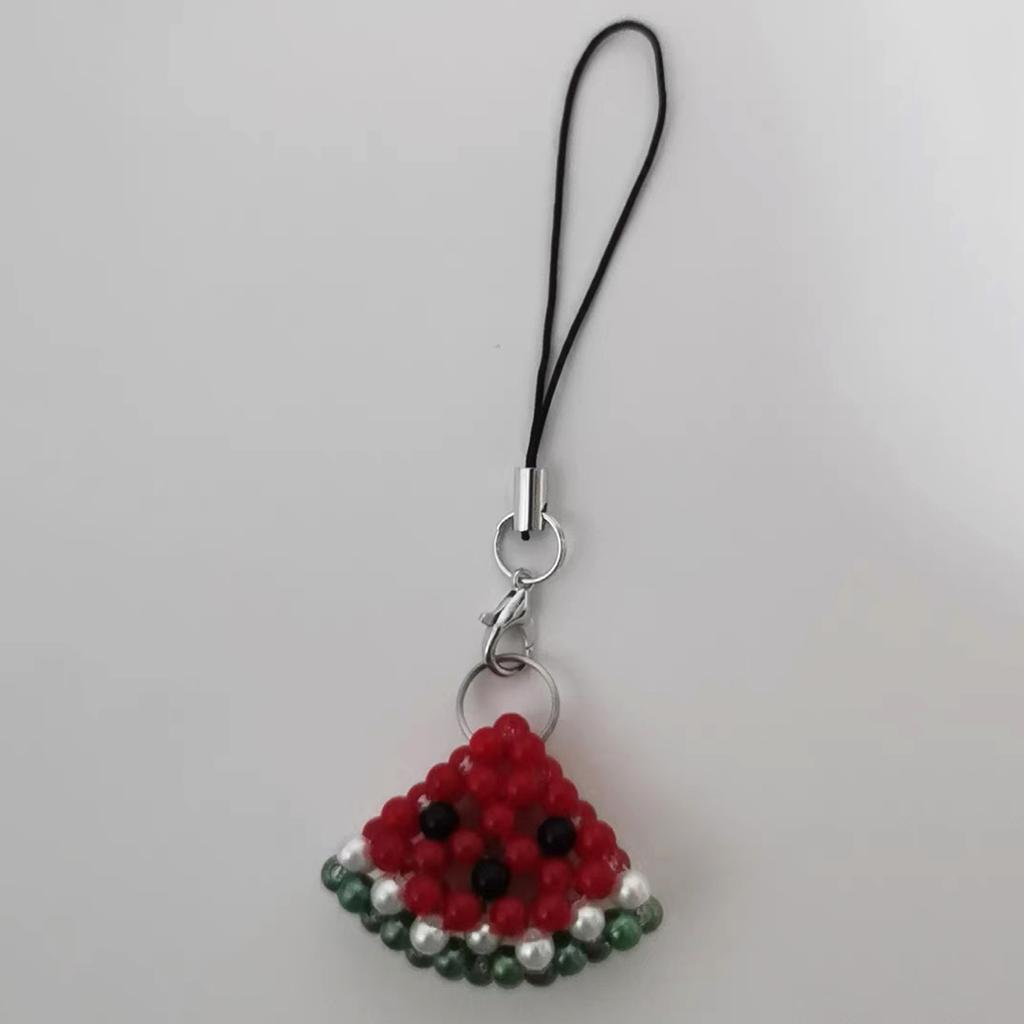 DIY Phone Lanyard Kit Phone Rope Phone Pendant Polyester Phone Chain Suitable for USB Drives MP3 Players Jewelry Making