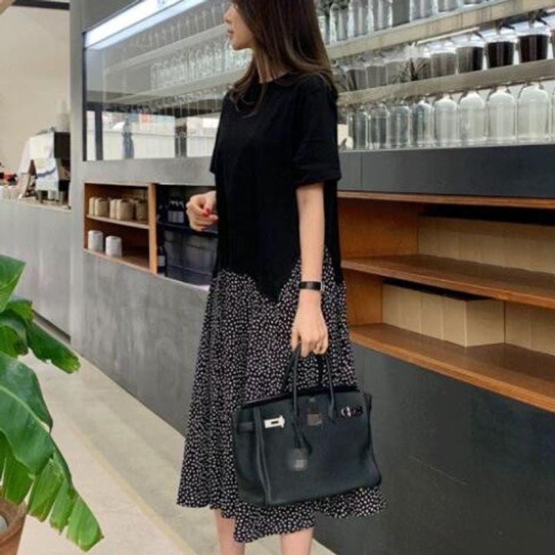 

Gray round-Collar-Point Casual Medium, Long and Short Sleeve T-shirt Black XXL