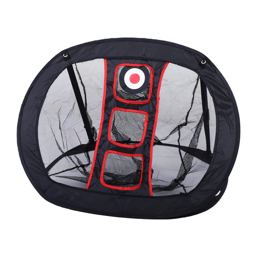 Pop Up Club Hitting Net Indoor Outdoor Portable Folding Chipping Net with X Frame Sturdy Nylon for Backyard Lawn