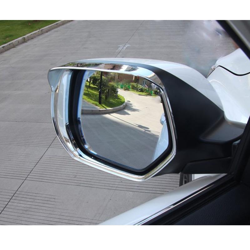 For Honda CRV CR-V 2012 2013 2014 2015 2016 Car Stick Rear Eyebrow Side Glass Mirror Trim Frame Rain Shield Sun Visor Shade ABS