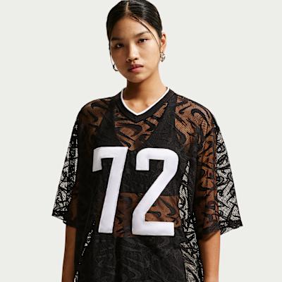 Nike T Shirts Women s Black/White V Neck S