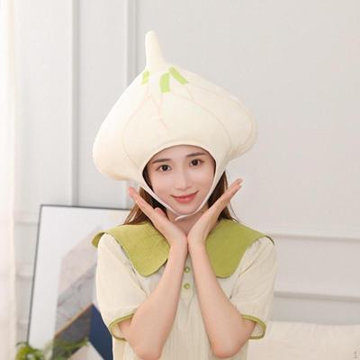 Garlic Shape Hat Headband Halloween Costume for Celebrations Anniversary Holiday