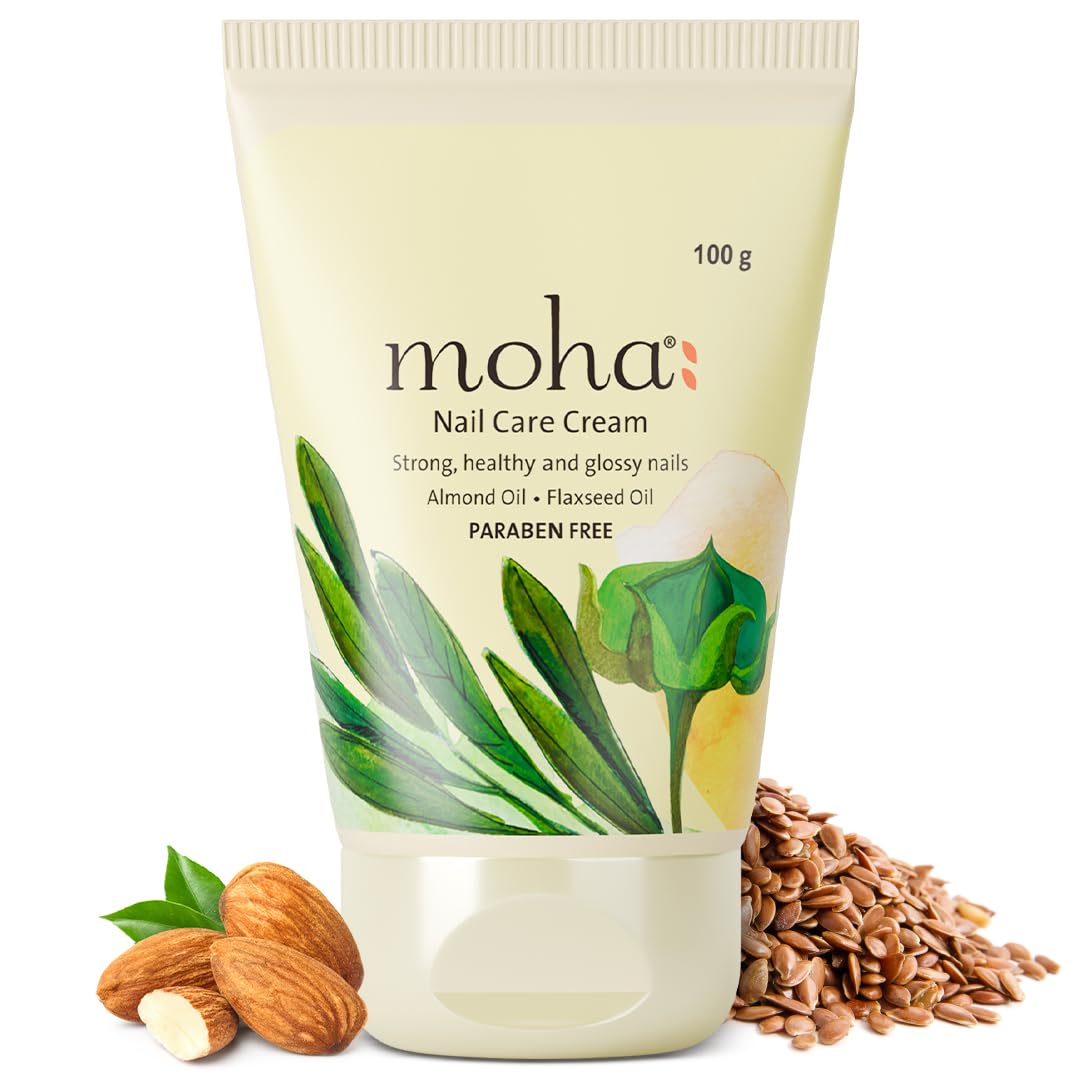 

Moha Nail Care Cream For Stronger Nails And Soft Cuticles, Daily Nourishing Nail Strengthener 100 g Pack Of 1 Use