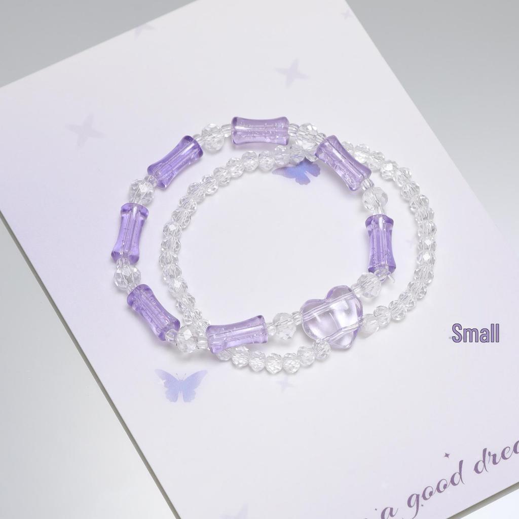 Mori Style Starry Sky Crystal Butterfly Bracelet - Elegant, Versatile Fairy Design for Women and Best Friends