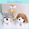 Soft Short Plush Schnauzer Doll For Kids Bedroom Decor And Collection