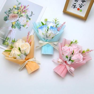 Forever Gift Graduation Bouquet Artificial Rose Flower Bouquet  Birthday Bouquet Gift