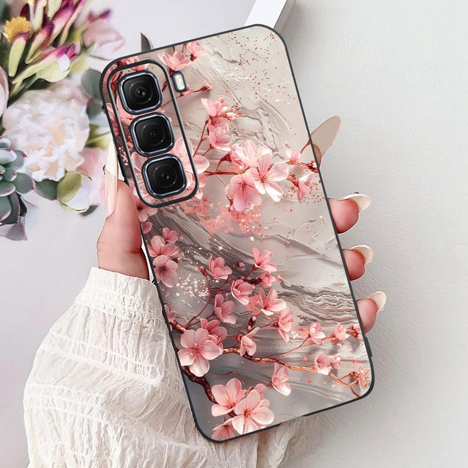 Hülle für Infinix Hot 50 Pro Plus X6880, niedliches Koi-Motiv, weiche TPU-Handyhülle für Infinix Hot 50, Hot50 Pro 4G X6881 und X6882