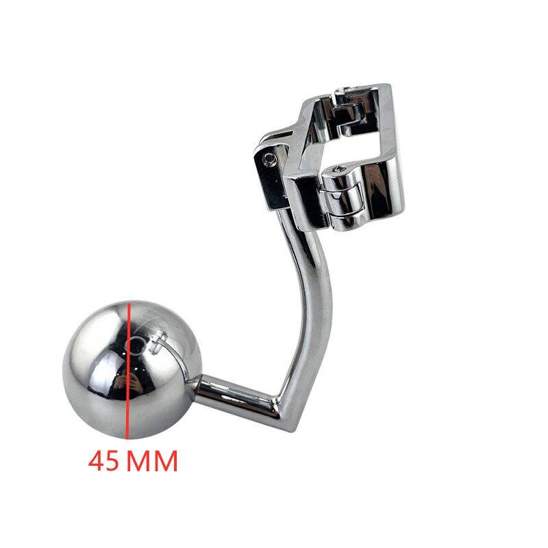 Metal Stainless Steel Anal Plug Scrotum Bondage Sperm Ring Sex Toys Slave Penis Ring BDSM