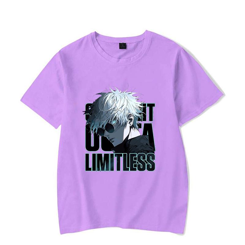 New Anime Gojo Satoru Print Casual T-shirt Women Men T Shirt Summer Casual Short Sleeve Harajuku Tops Unisex Tops