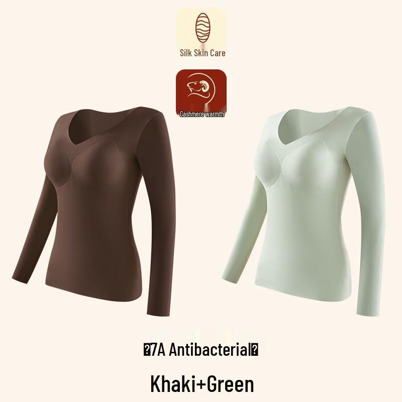 

Mu Qing Qing Women s Thickened Seamless German Velvet Thermal Underwear Set L-XXL