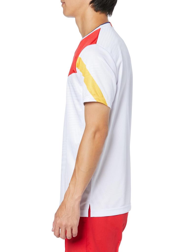 Yonex Short Sleeve Game Shirt White Size M Men's (Fit Style), (011),