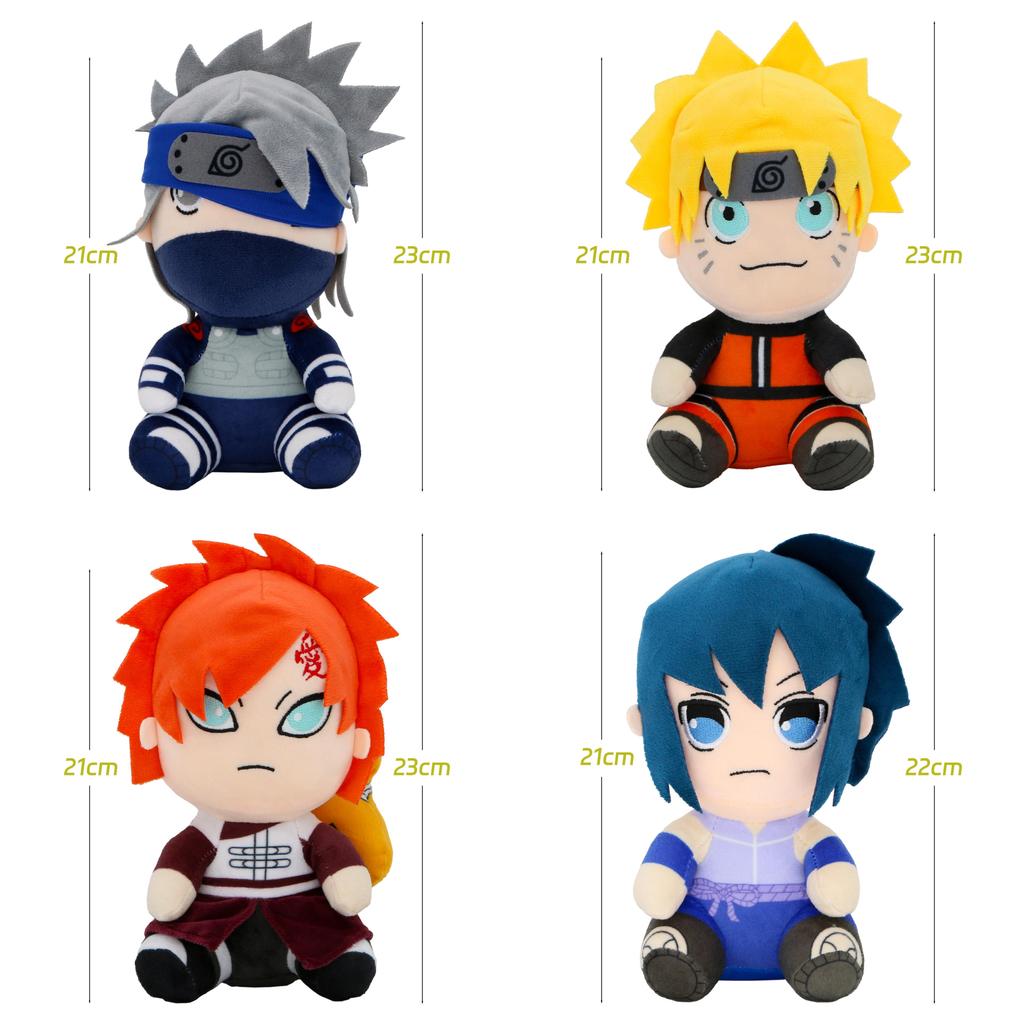 Naruto Gaara Hatake Kakashi Uchiha Sasuke Plush Toy With Crystal Super Soft Material For Fans And Kids
